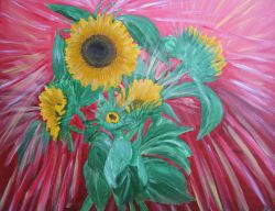 Painting: My Sunflowers
